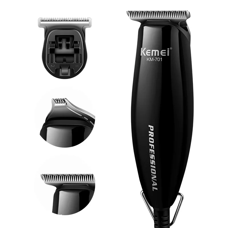 

Kemei KM-701 Hair Clipper professional Haircut graphic carving Limit Combs Shaver Modelling Hair Trimmer Razor