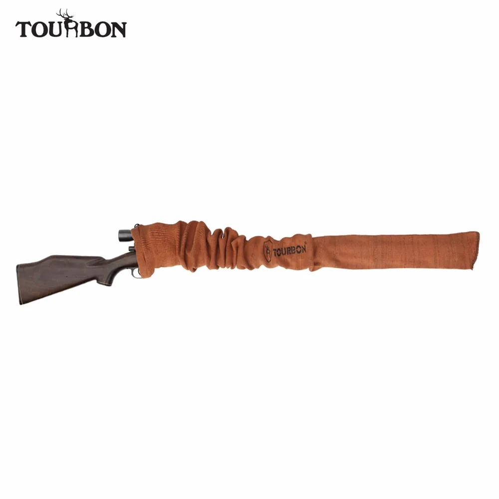 

Tourbon Tactical Silicone Rifle Knit Firearm Gun Socks Gun Protector Shotgun Cover 134.5cm Hunting Gun Accessories for Shooting