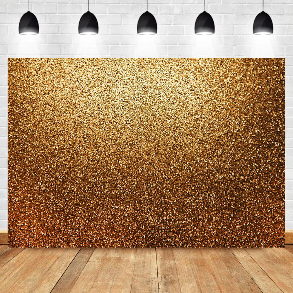 

NeoBack Gold Glitter Birthday Party Baby Nowborn Photography Background gold glitter shiny Background Studio Photo