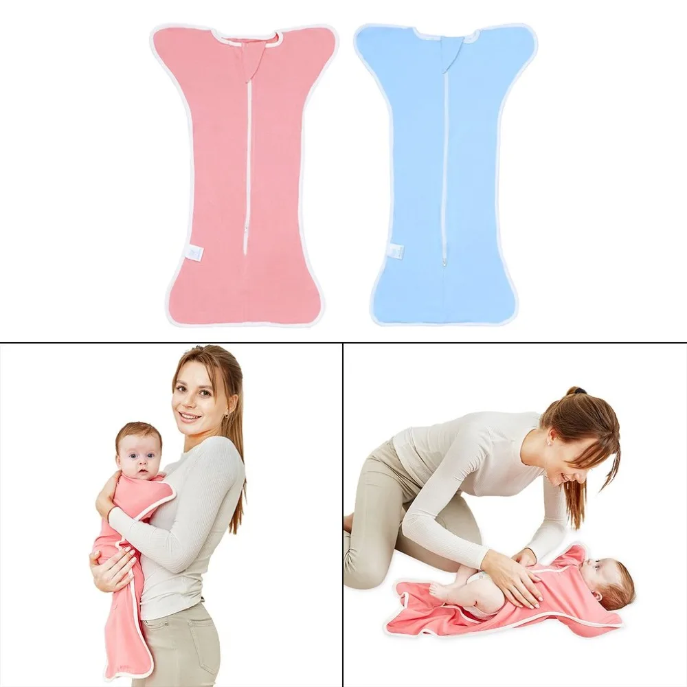 Cotton Newborn Baby Sleeping Bag Zipper Baby Blanket for Newborns Soft