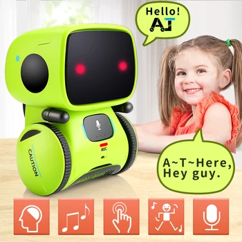 

Cute Smart Robot toy Humanoid doll robotica intelligent dialogue robot for children Companion Toys Touch Sensing walking dancing