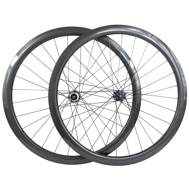 Best 38mm clincher 25mm Straight pull central lock carbon wheels disc brake 700c 1550g 28H 3k UD bicycle wheel 0