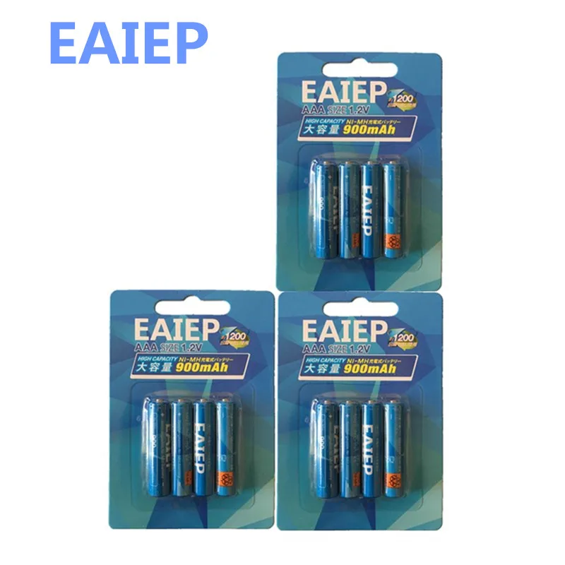 EAIEP 100% оригинальный AAA1.2V (600 900 мАч) Подлинная карта установленная специально NiMH