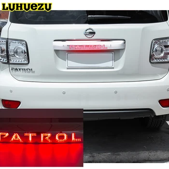 

For Nissan Patrol Y62 Armada Accessories LED light System Chrome Rear Trunk Lid Cover Brake light