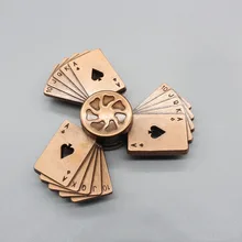 Игральные карты для покера Спиннер пластиковый эсбд в металла для повседневного использования, ручной Спиннер игрушка аутизм ADHD помогает вниманию снижает беспокойство, антистрессовые игрушки