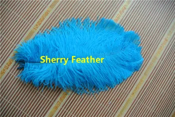 

100pcs/lot turquoise 12-14inch(30-35cm) Ostrich Feather Plume for wedding centerpiece wedding party event supply