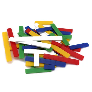 

50Pcs/Set Plastic Montessori Arithmetic Rulers Early Educational Baby Math Learning Counting Mathematic Ruler Toy for Preschool