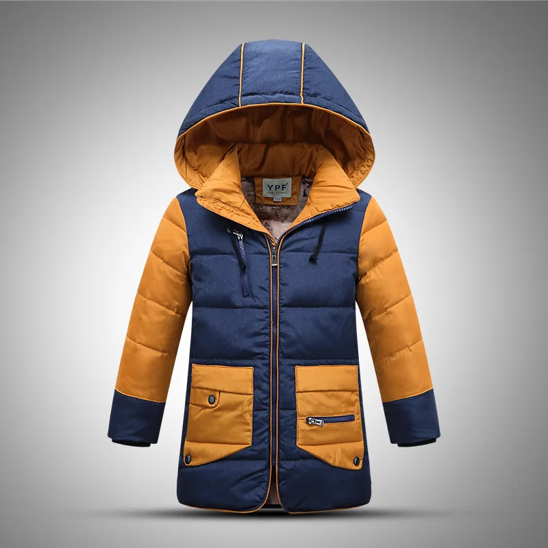 

Baby Boys Winter Coat 2016 New Chidren Jackets Duck Down Kids Winter Jackets for Boys Outerwear Long Boys Thick warm Jackets