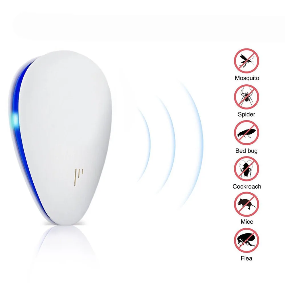 Drop Type Variable Frequency Ultrasonic Multifunction Pest Repeller Protection mosquito Pest
