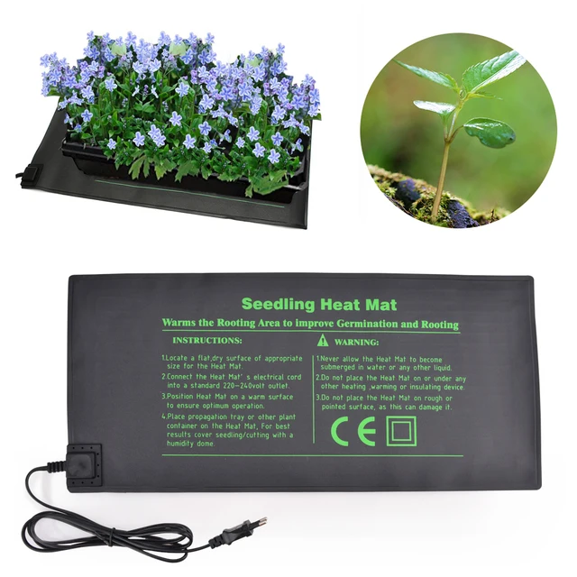 Seedling Heat Mat Electric Germinator Greenhouse Heating Pad Plant Seed