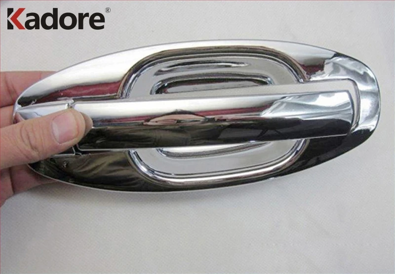 Подходит для Hyundai Santa Fe 2001 2002 2003 2004 2005 2006 ABS Хромированная дверная ручка Чаша крышка