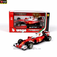 Bburago 1:43 Ferrari Racing F1 NO7 имитация сплава супер игрушка модель автомобиля для с рулевым колесом управления переднего колеса рулевого управления