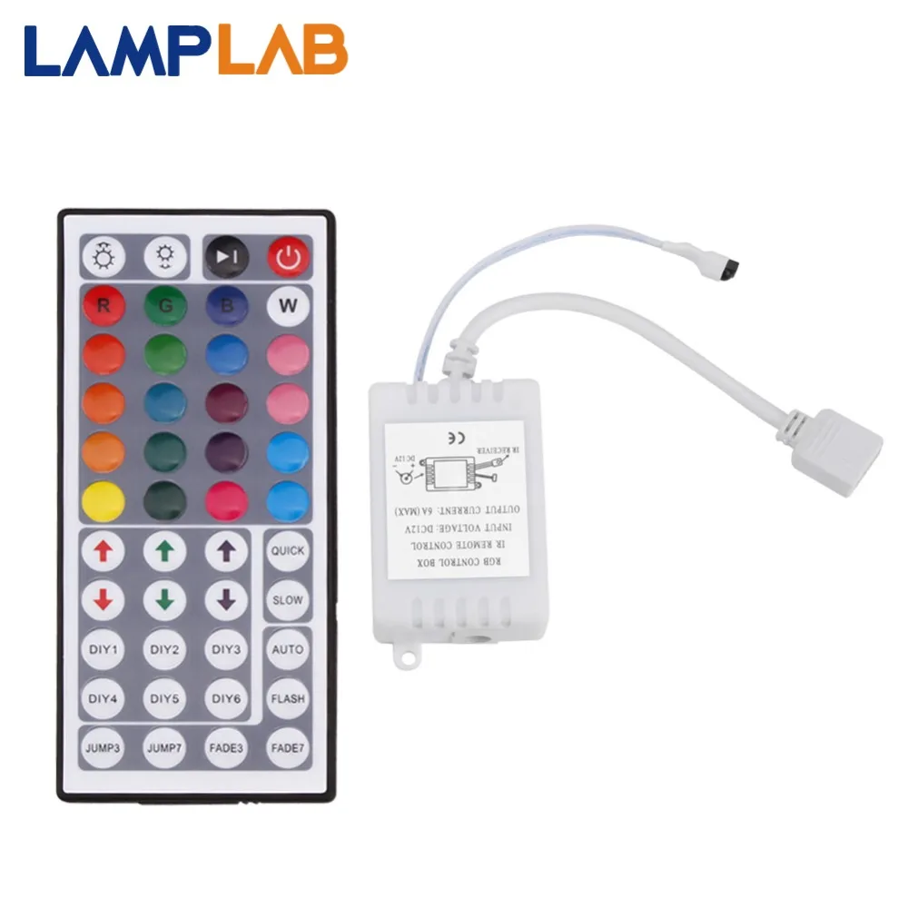 

LED RGB Controller DC12V Mini 44/24key IR Remote Control Dimmer for 5050 3528 LED Strip Tape