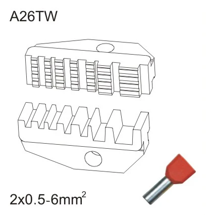 Обжимные умирает A30J A30JC A03 VA-0256BJ A07FL A06WF2C A04WFL A26TW A16WF A05FL/A-FL A625GFL A35WF A03B A03BC A1016 - Цвет: A26TW