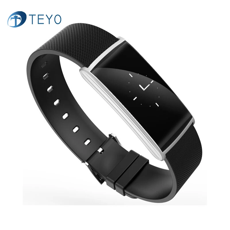 

Teyo New Smart Band N108 Heart Rate Monitor Blood Pressure Clock Alarm OLED Screen Remote Camera Pedometer for iOS and Android