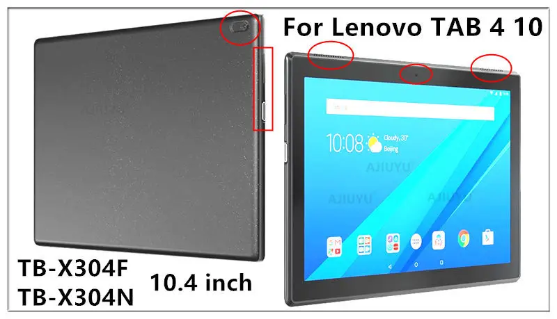 Capa para Lenovo Tab 4, Tab 10, Tb-x304l, Tb-x304f, Funda