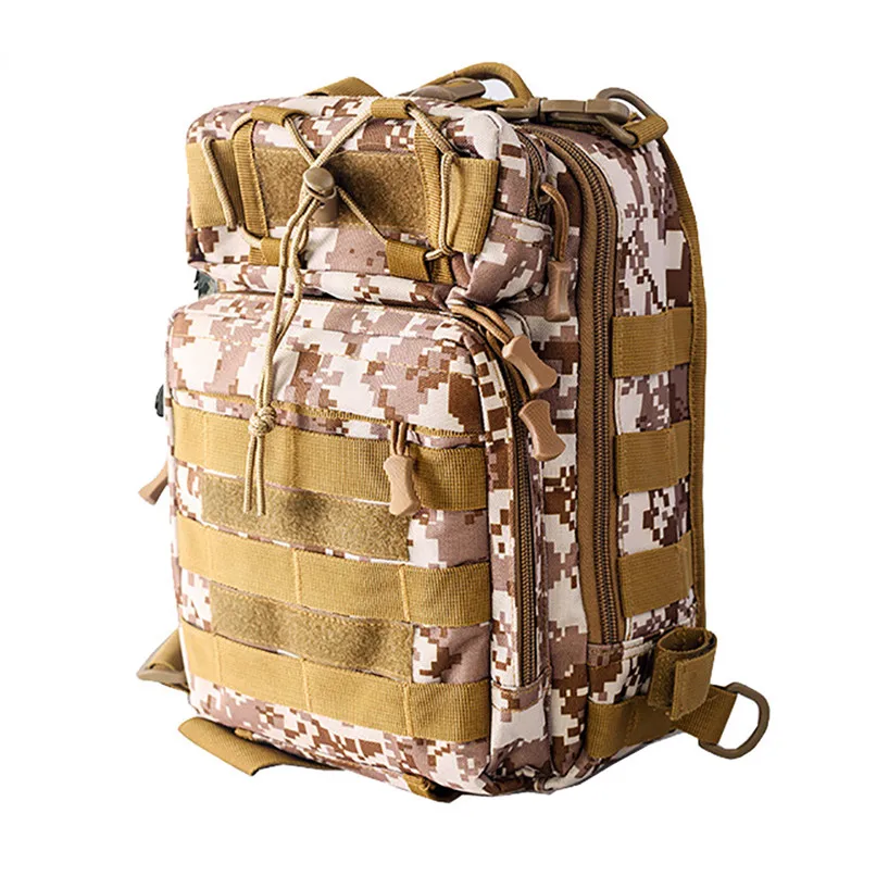 

Fishing Bags Utility Outdoor Sports Camouflage Travel Bag Two-Layer for Fishing Camping Hiking #2d12