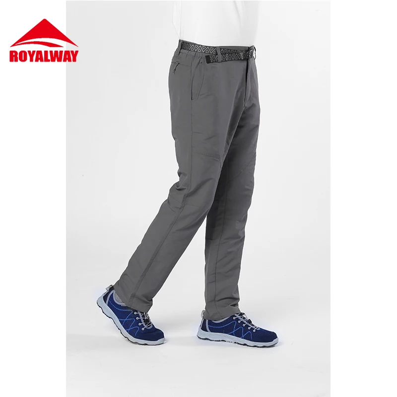 ROYALWAY Hiking Camping Men Quick Dry Pants Trousers Comfortable Wear-resistant Climbing Outdoor New Arrival#RFPM1026G