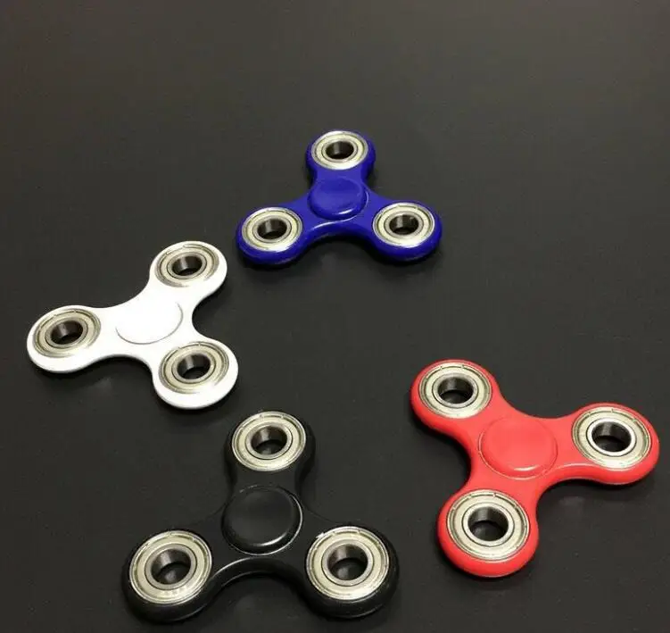 Tri-Spinner Антистресс игрушка пластик для развития рук Спиннер для аутизма и СДВГ время вращения длинные антистресс игрушки