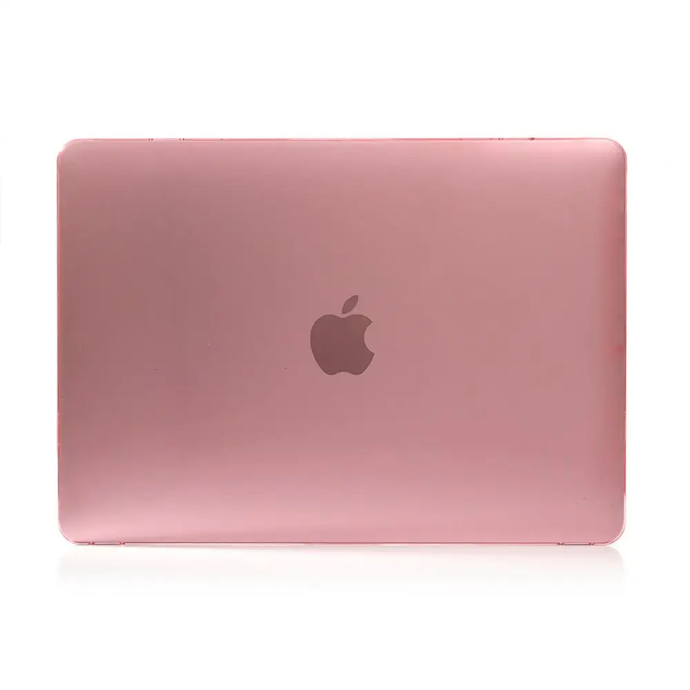 Прозрачный Футляр с кристаллами для защиты Apple MacBook Pro retina Air 11 12 13 15 для mac book Air 13 New Pro 13 15 дюймов shell - Цвет: pink Crystal