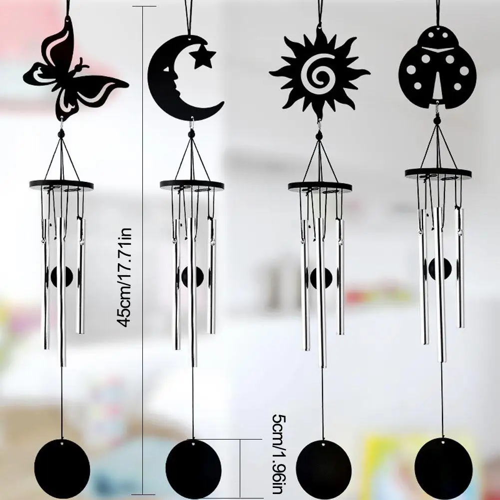 New Large Wind Chimes Bell Copper Tubes Outdoor Yard Garden Living Room Decor Resonant 6 Tube