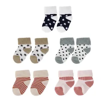

Newborn Baby Sock Children Floor Socks Winter Warm Infant Indoor Anti-Skid Leg Warmers Breathable Children Loop Pile Leg Wear