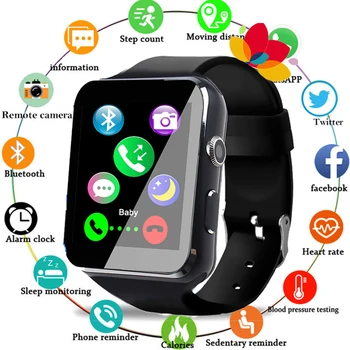 

Stylish NEW smartwatch watch reloj inteligente relogio Tracker Monitor Blood watches montre smart kids saatler relogios android