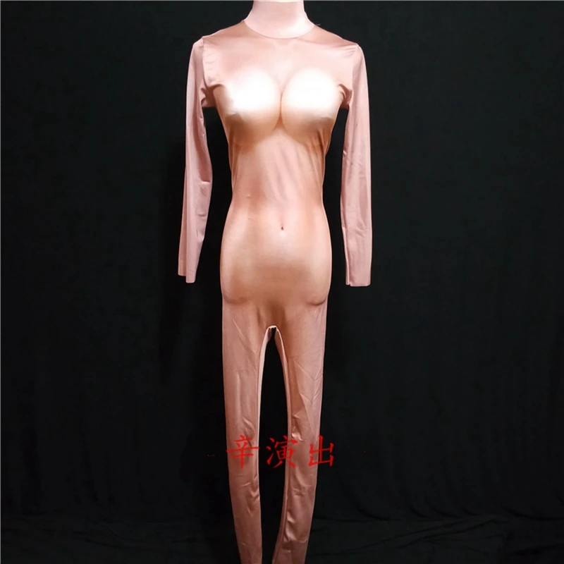 Women Sexy Stage Naked Jumpsuit 3D Printed Bodysuit Nightclub DJ Singer Stage Wear Birthday Celebrate Party Costumes