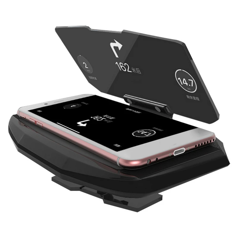 

Car Bracket HUD Head Up Navigation Display Phone Smartphone Holder Mount GPS Projector Reflection Board Panel