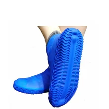 Силиконовые Бахилы для обуви дождливые уличные волнистые детские Нескользящие Водонепроницаемые силиконовые крышки утолщенные износостойкие бахилы