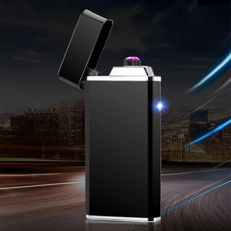 Buy luxury Double Arc Usb Lighter Rechargeable Tobacco