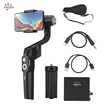 

Mini-S Foldable Handheld 3-Axis Smartphone Gimbal Stabilizer w/ 1/4" Screw Hole Mini Tripod Storage Pouch for iPhone for Samsung