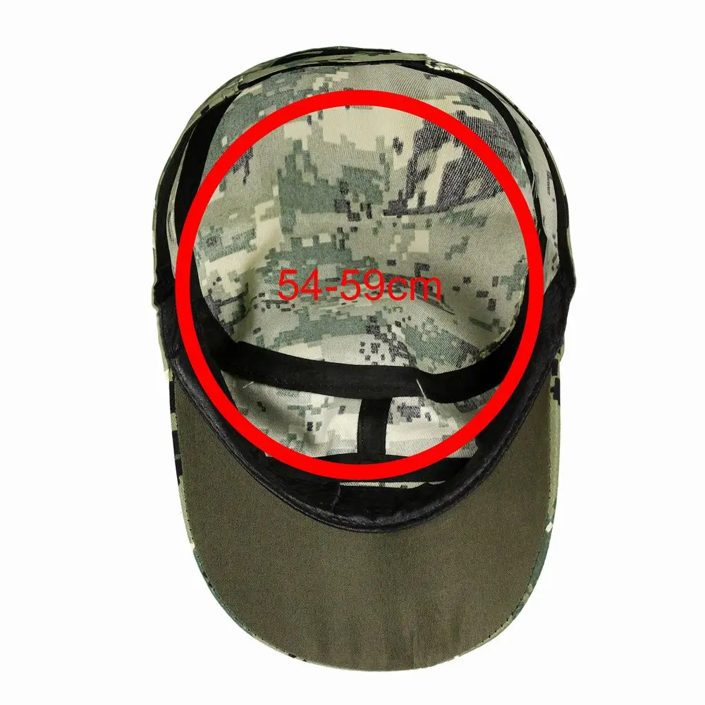 Adjustable Baseball Cap Tactical Summer Sunscreen Hat Camouflage Military Army Camo Airsoft Hunting Camping Hiking Fishing Caps