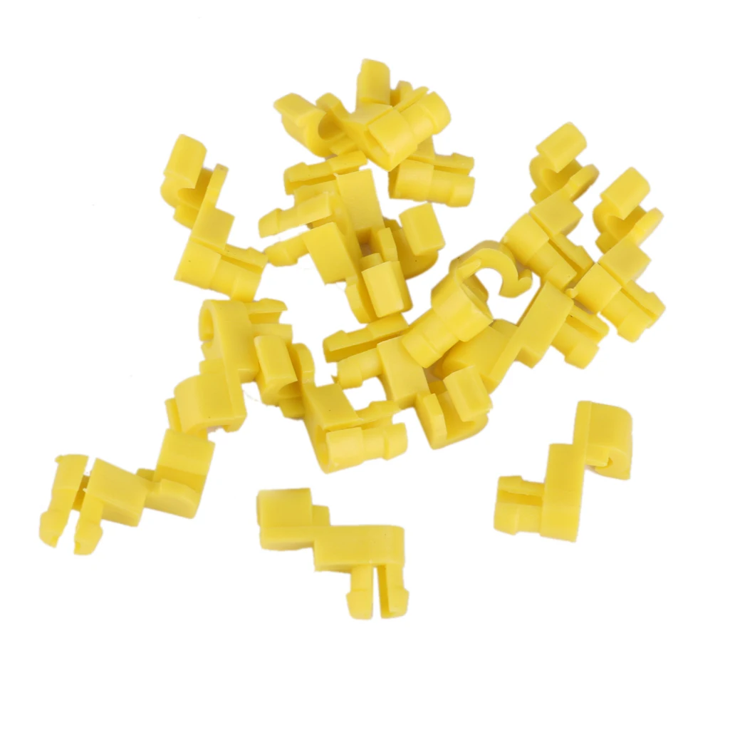 15pcs Car Auto Yellow Nylon Door Lock Retainers Clips For Toyota 69293-12040 High Quality | Автомобили и мотоциклы