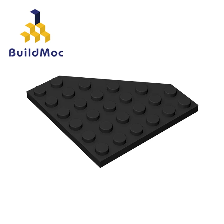 BuildMOC совместимые Собирает Частицы 6106 6x6 для строительных блоков части DIY логотип