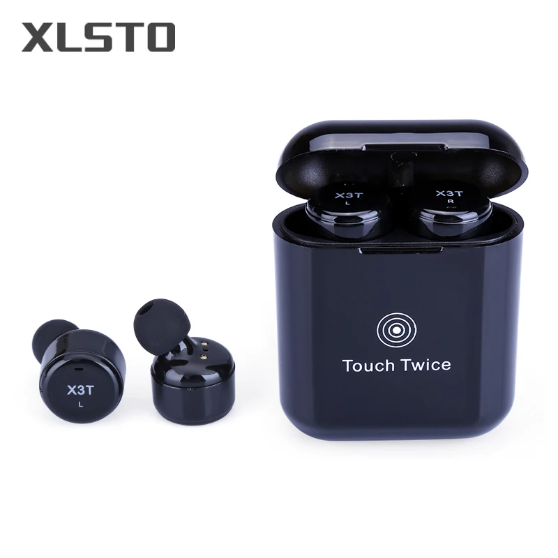 

XLSTO X3T Touch Control Mini Wireless Bluetooth Earbuds Earphone CSR4.2 700mAh Charge Box X2T X1T Upgraded TWS Sport Earphones