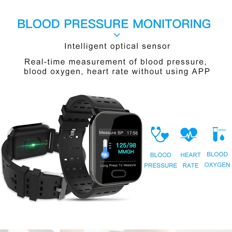 FUWUDIYI A6 Smart Watches Large Color Screen Fitness Tracker Watch Step Counter Activity Monitor Men Smartwatch for IOS Android FUWUDIYI A6 Smart Watches Large Color Screen Fitness Tracker Watch Step Counter Activity Monitor Men Smartwatch for IOS Android