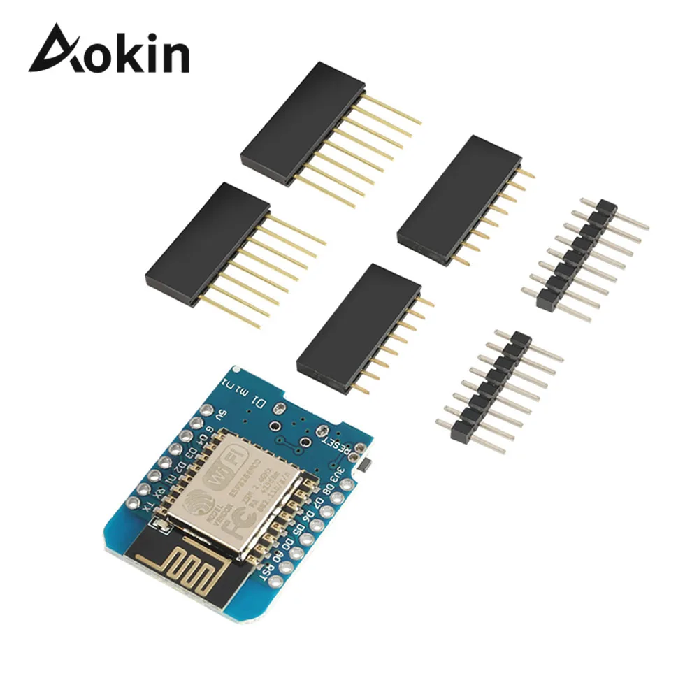 Модуль aolin ESP8266 для Wemos D1 Mini Wi Fi макетная плата на микро основе цифровой Pin модуль