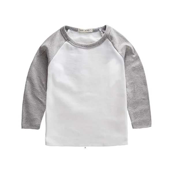 Buy toddler grey raglan children t shirt blank raglan