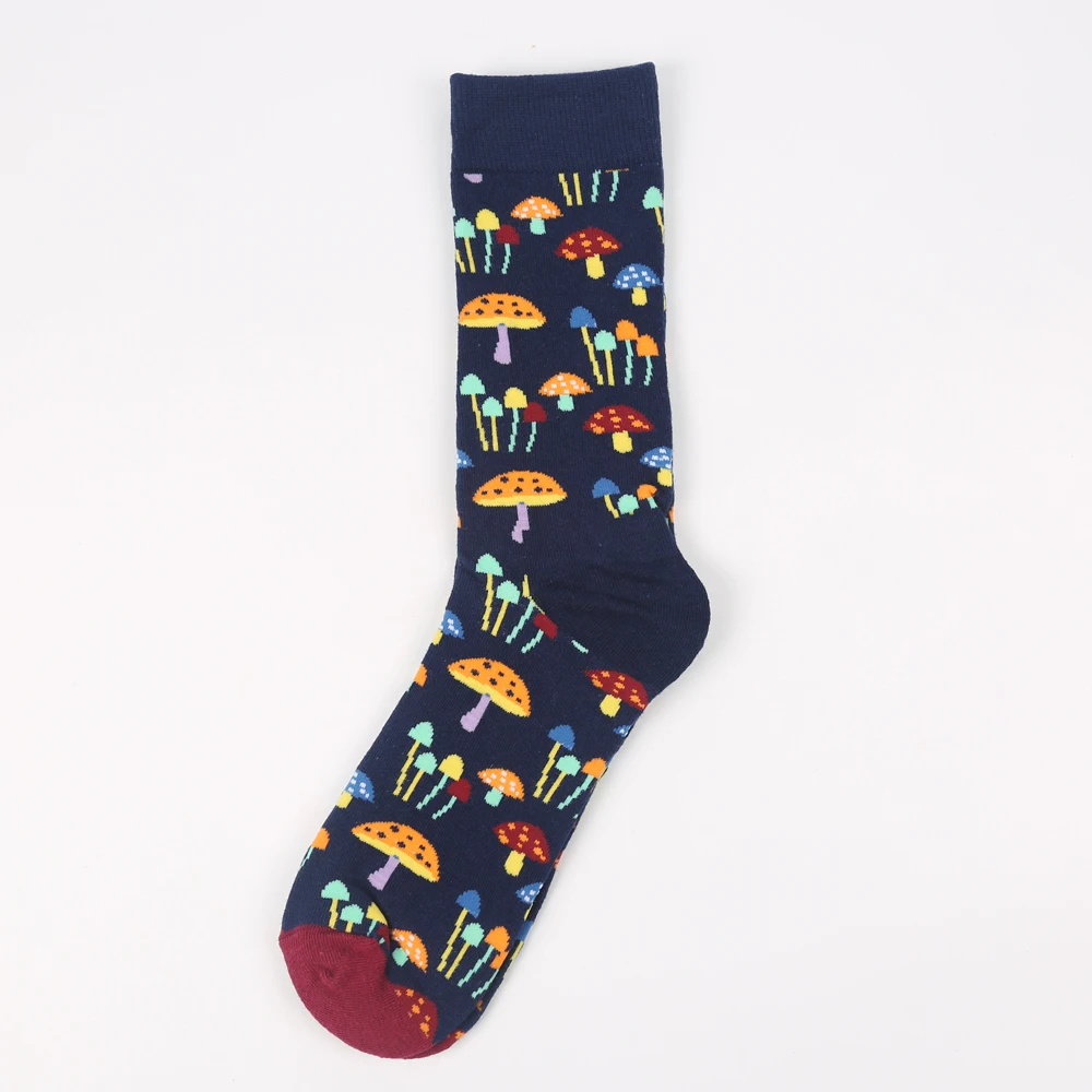 Modeager/Брендовые мужские носки с рисунками животных, панды, осьминога, фламинго, зимние толстые забавные хлопковые длинные носки для скейтеров для мужчин