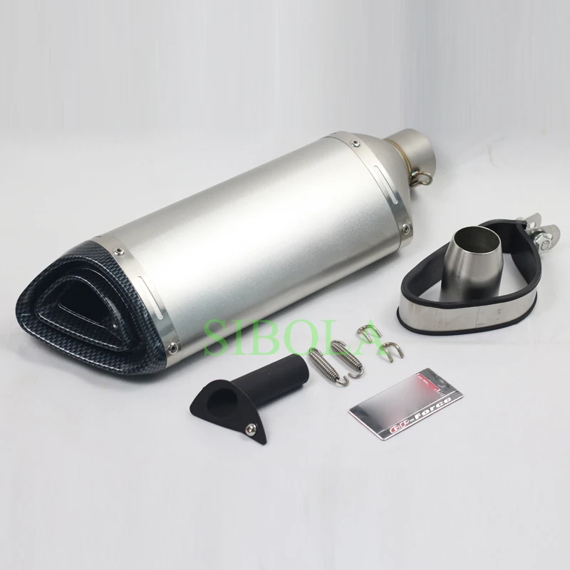 

NEW 51mm Motorcycle Yoshimura Akrapovic Exhaust Muffler Pipe Modify Motocross Exhaust Muffler For Yamaha FZ6 CBR250 CB600 MT07