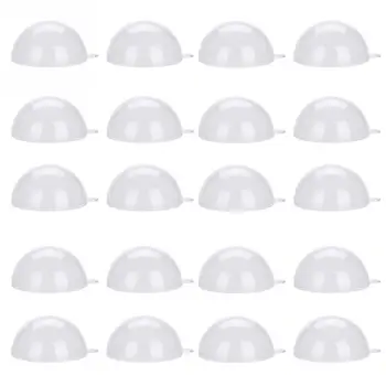 

20Pcs Fillable Clear Plastic Ball Wedding Christmas Decoration Ornaments Clear Plastic Ball Makeup Tool Kit