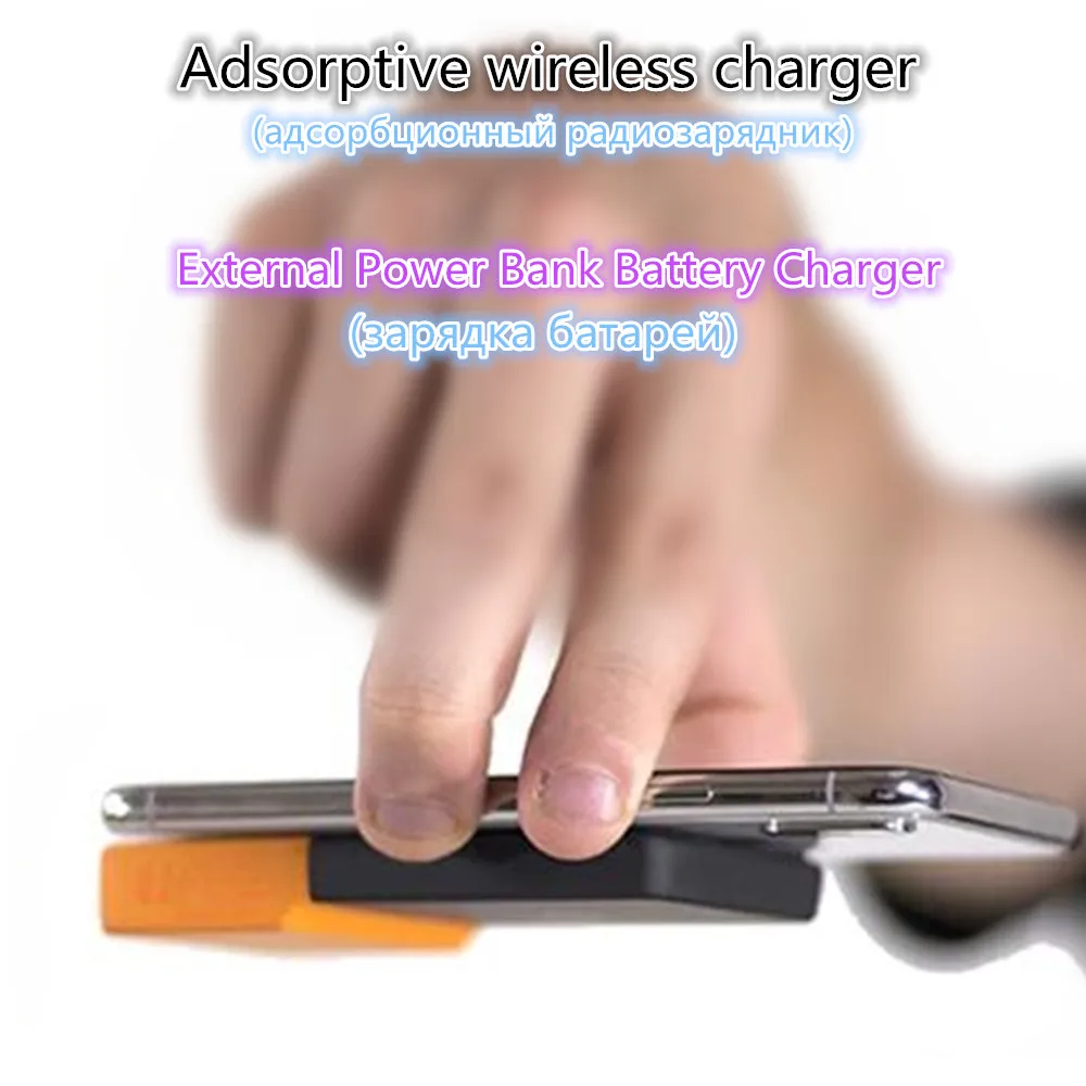 

Wireless Charger Mini Power Bank Case Ultra-thin Portable External Backup For iPhone/Samsung/Xiaomi/Huawei Battery Charger Case