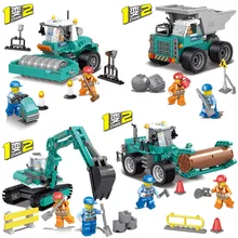 80453 ограничительные блоки-головоломки деформация famliy 4 в 1 Городской Проект хорошее качество для мальчиков и девочек подарок на день рождения