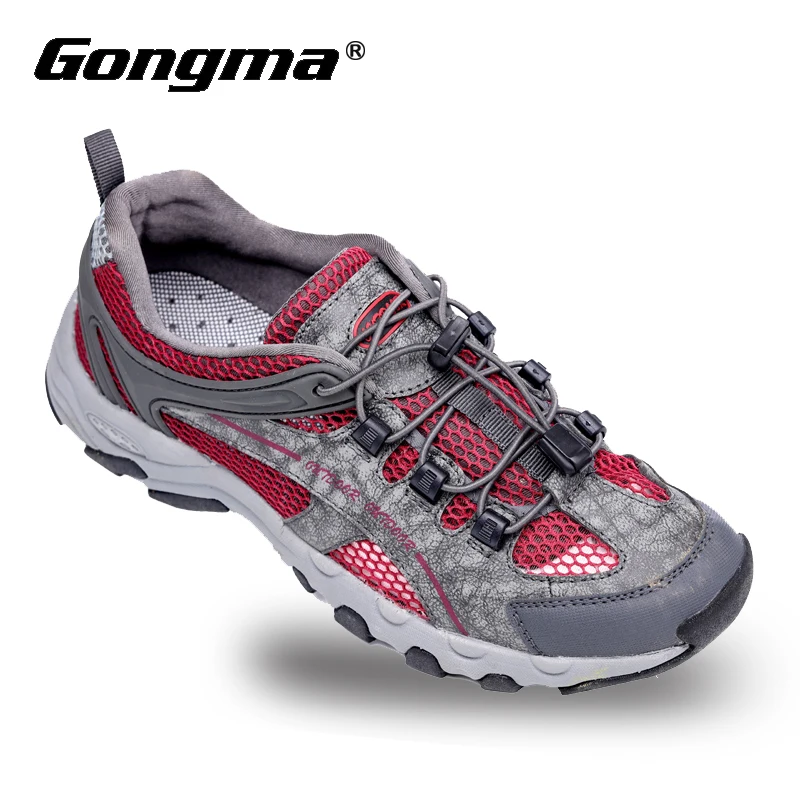 

Gongma Quick-drying Mesh Men's Hiking Shoes Breathable Mountain Sneakers Man Non-slip Outdoor Trekking Zapatillas Hombre Size 44