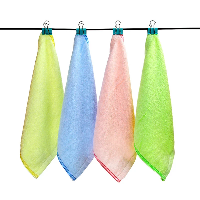 RUBIHOME Wholesale(10 pieces/lot)Small Square 100 Bamboo Face Towels