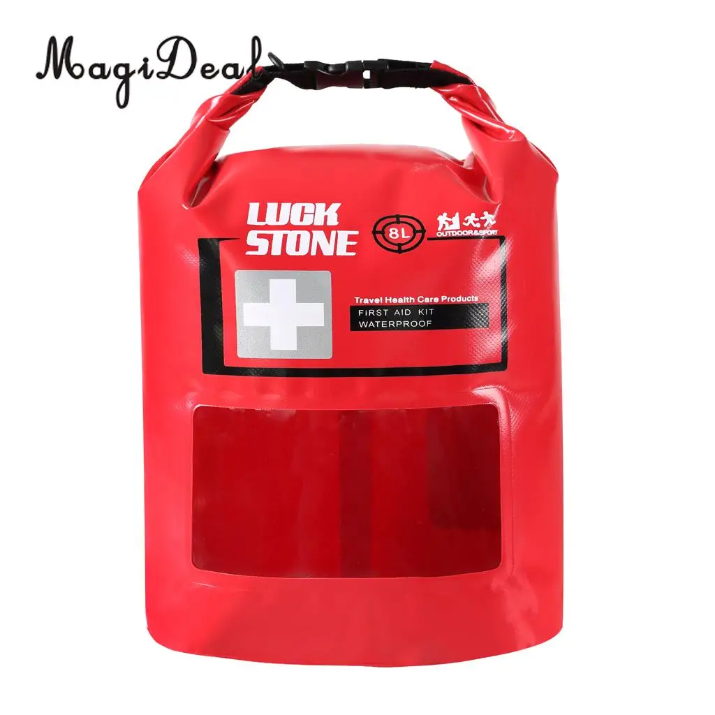 Large 8L Waterproof Empty First Aid Kit Bag Outdoor Camping Kayak Canoe Sailing Fishing Boating Floating Dry Sack