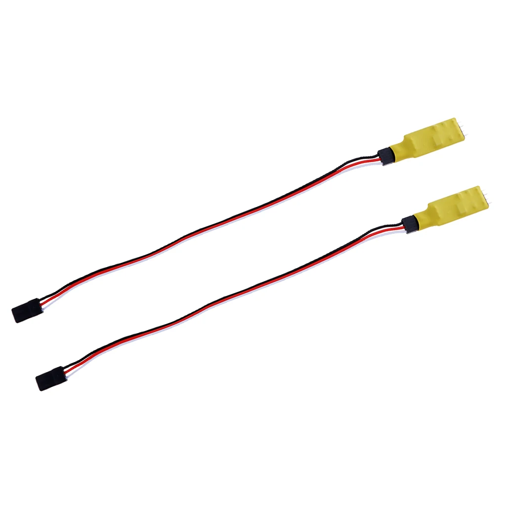 2pcs Two Channels LED Lamp Light Control Switch for Traxxas TRX4  -4 RC Crawler