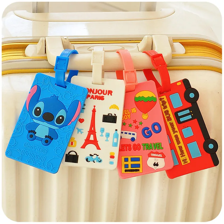 

2016 New Character Silicone card holder for Students portable cute cartoon String Metro ID bus card luggage card for girl boys