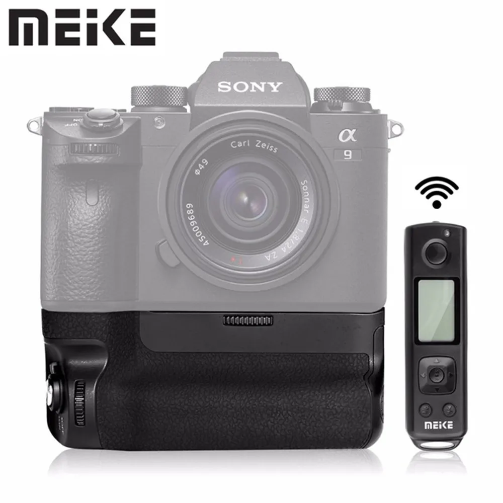 

In stock Meike MK-A9 Pro 2.4 GHz Remote control Battery Grip Holder Original for Sony A9 A7RIII A7III A7 III Camera
